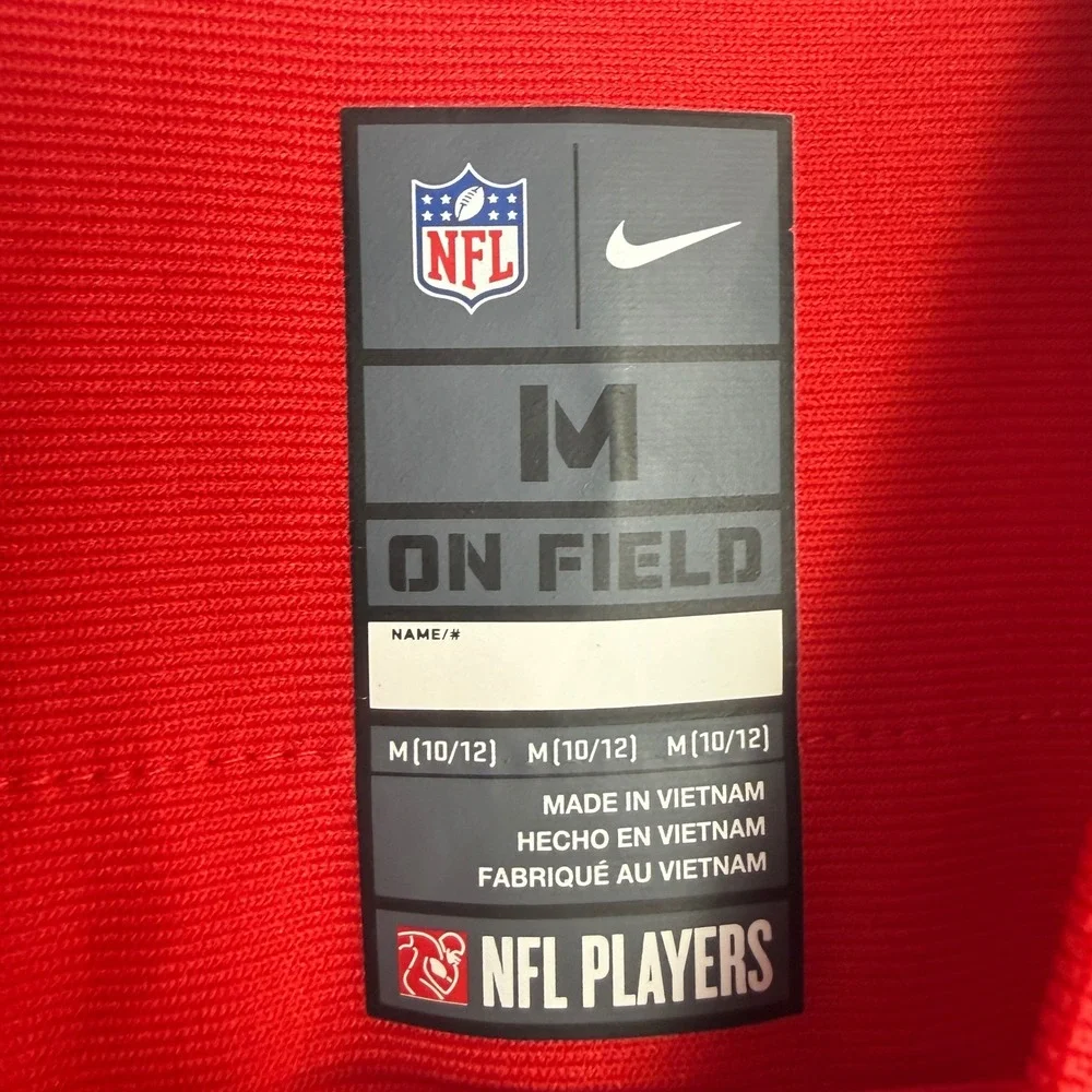 Nike Kansas City Chiefs Jersey Kids M 10/12 Red Travis Kelce 87 NFL On Field